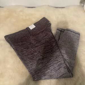 Aerie Heathered Maroon Ombre Leggings